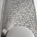 Jacquard Steel Wall Lamp - 21cm - Maison Rêves UK