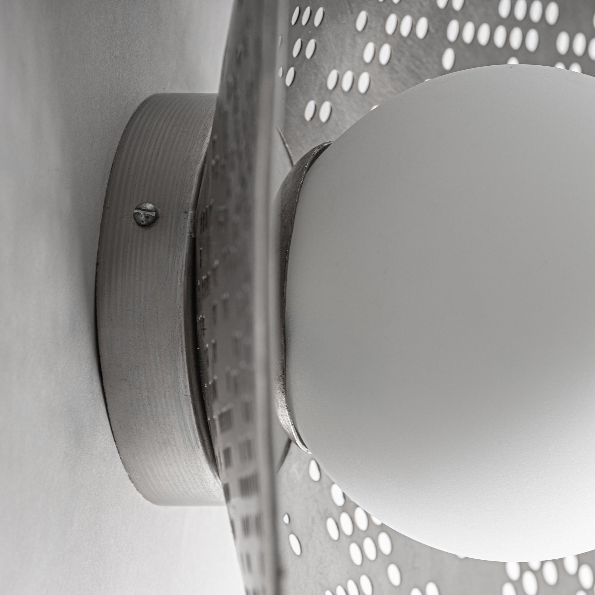 Jacquard Steel Wall Lamp - 21cm - Maison Rêves UK