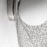 Jacquard Steel Wall Lamp - 21cm - Maison Rêves UK