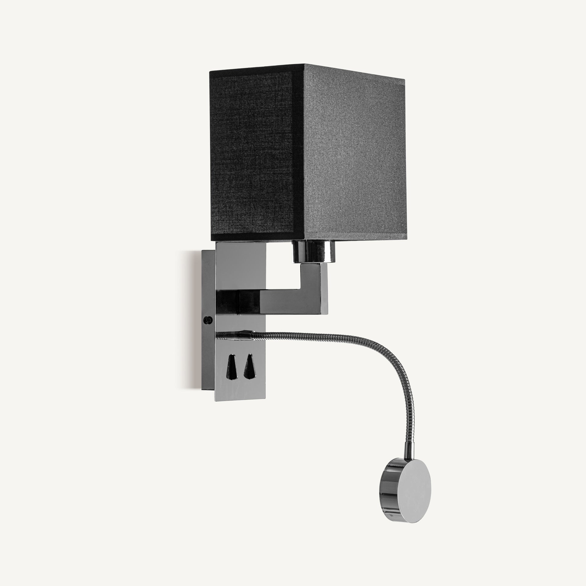 Grey Steel Wall Lamp - Maison Rêves UK
