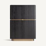 Prayon Black Wardrobe - Maison Rêves UK