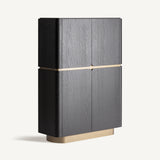 Prayon Black Wardrobe - Maison Rêves UK