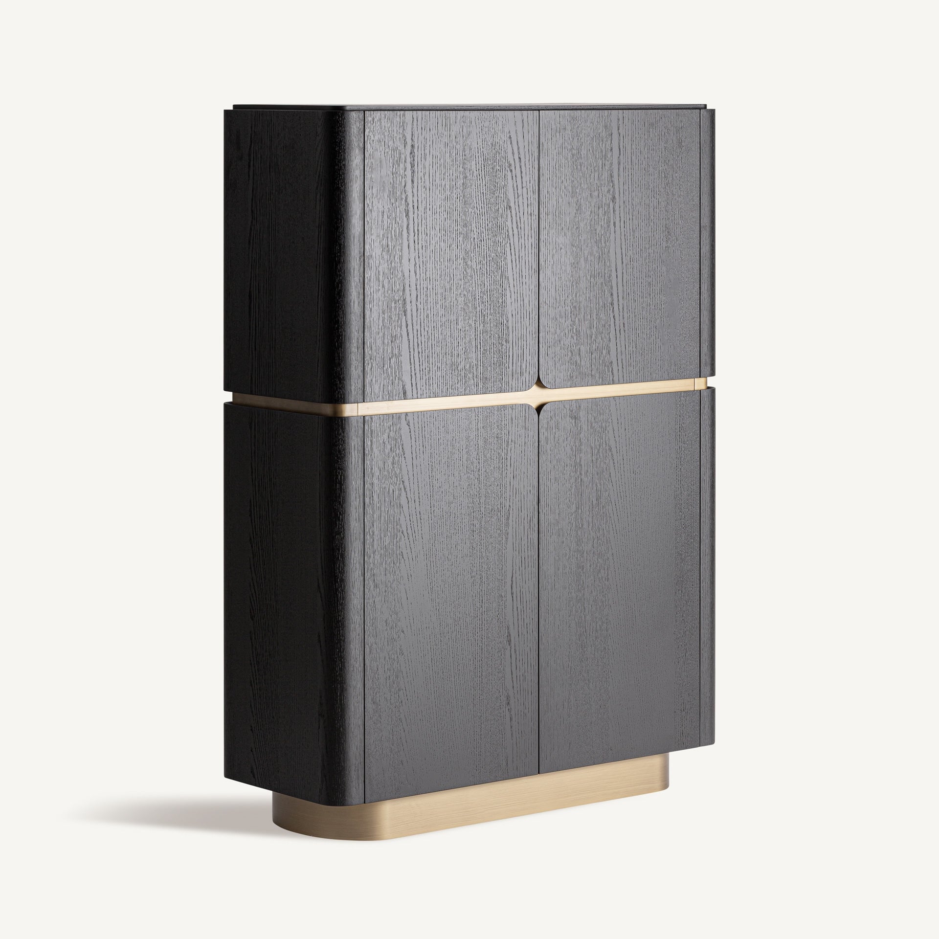 Prayon Black Wardrobe - Maison Rêves UK