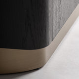 Prayon Black Wardrobe - Maison Rêves UK