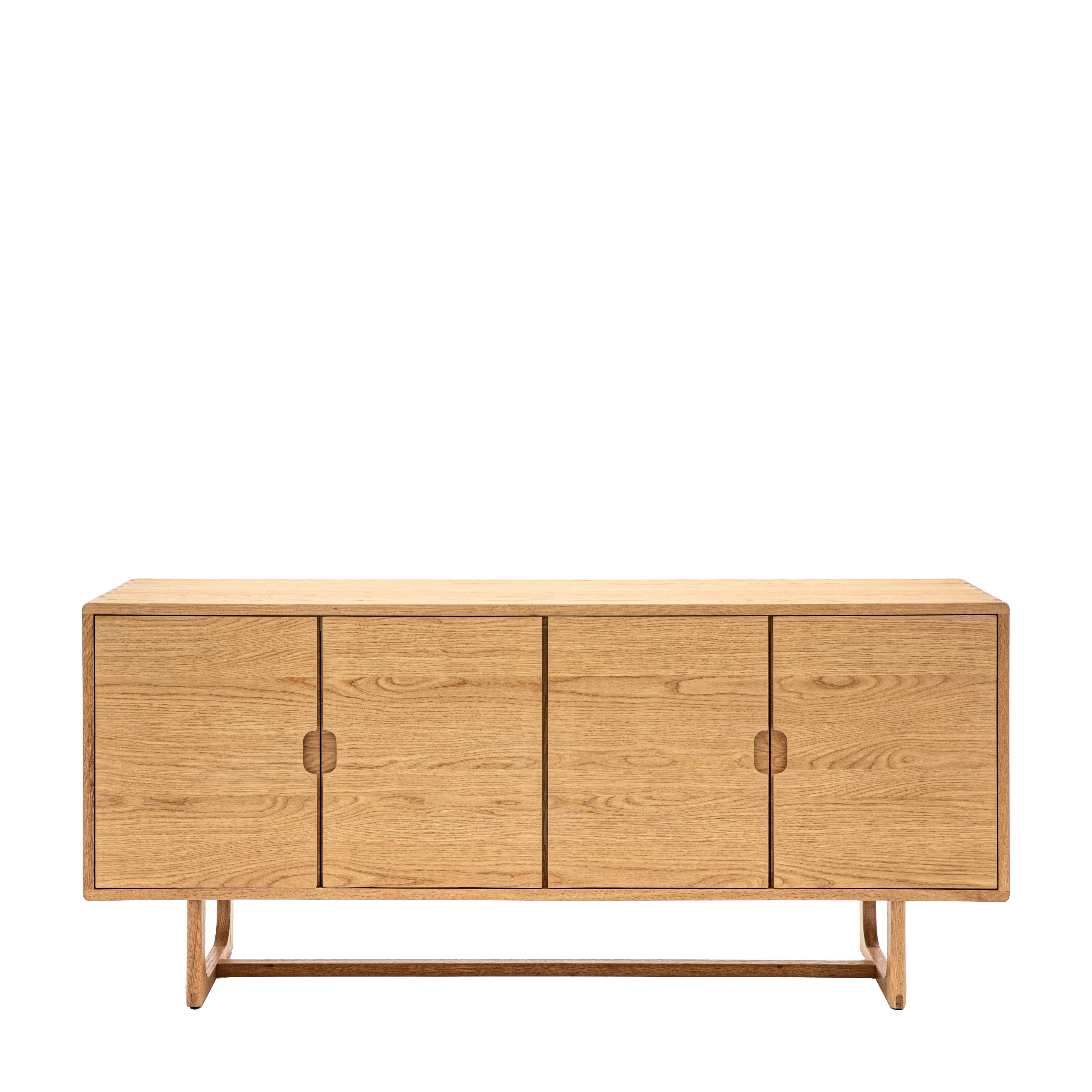 Artisan 4 Door Sideboard Natural Oak Wood - Maison Rêves UK