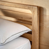 Artisan 5' Bed Natural Oak Wood - Maison Rêves UK