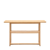 Artisan Console Table Natural Oak Wood - Maison Rêves UK