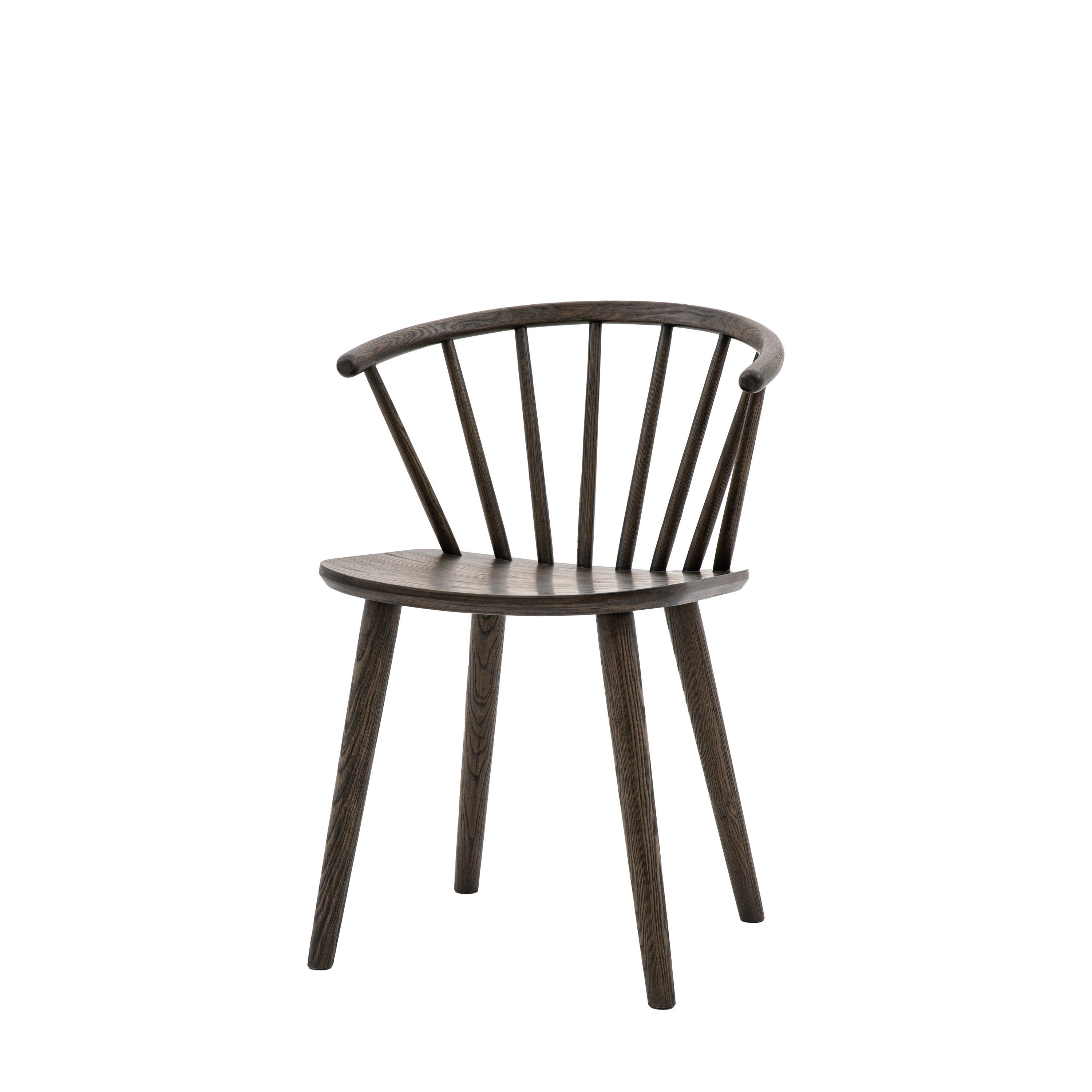 Artisan Dining Chair Mocha Oak Wood (2pk) - Maison Rêves UK