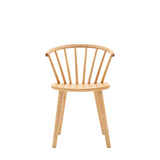 Artisan Dining Chair Natural Oak Wood (2pk) - Maison Rêves UK