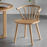 Artisan Dining Chair Natural Oak Wood (2pk) - Maison Rêves UK