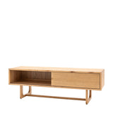 Artisan Media Unit Natural Oak Wood - Maison Rêves UK