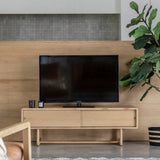 Artisan Media Unit Natural Oak Wood - Maison Rêves UK