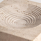 Asher Travertine Tray Empty Pockets - Maison Rêves UK