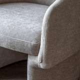 Astra Armchair Cream Fabric - Maison Rêves UK