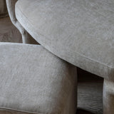 Astra Armchair Cream Fabric - Maison Rêves UK