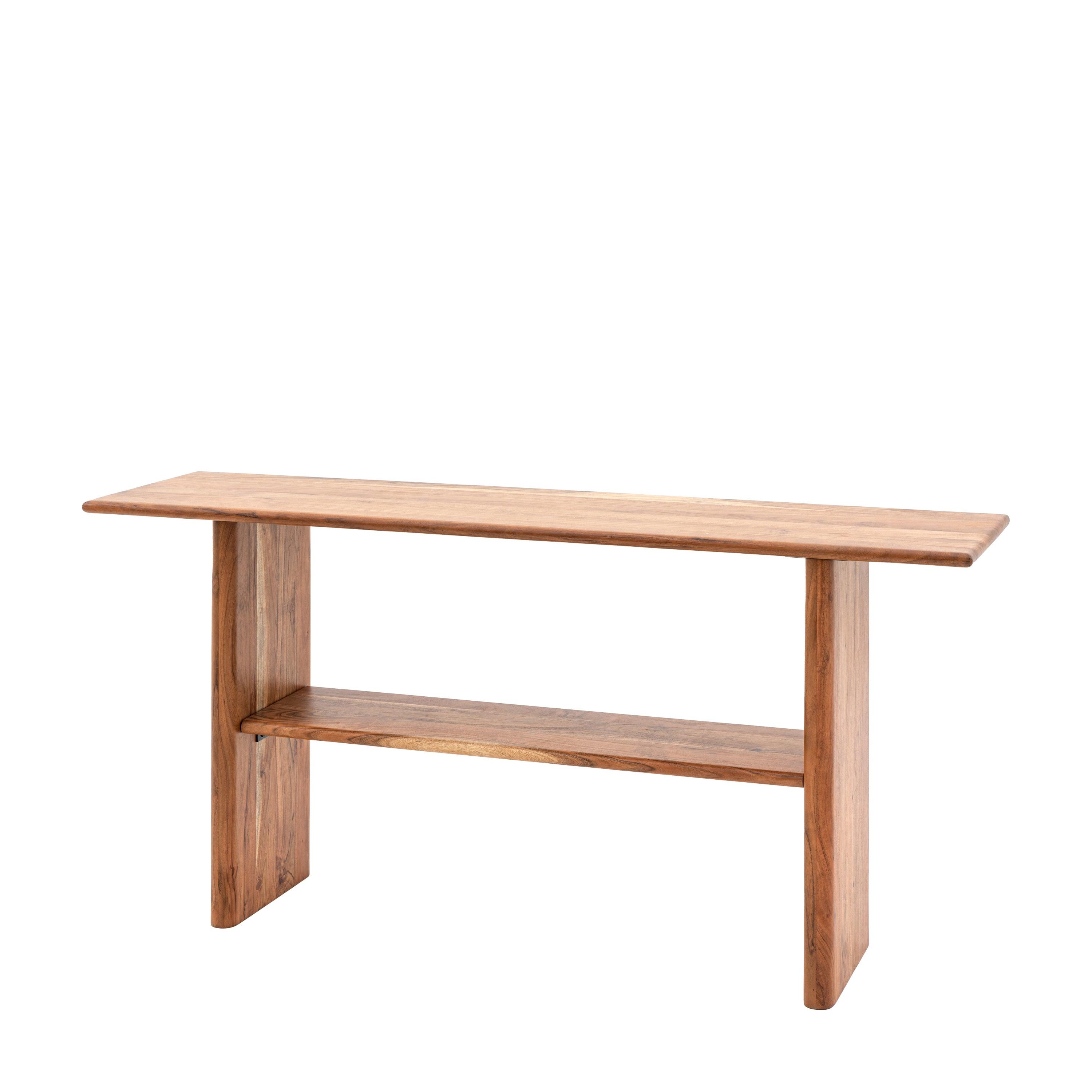 Avant Natural Acacia Wood Console Table - Maison Rêves UK