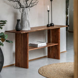 Avant Natural Acacia Wood Console Table - Maison Rêves UK