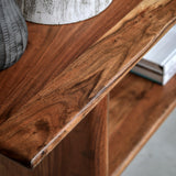 Avant Natural Acacia Wood Console Table - Maison Rêves UK