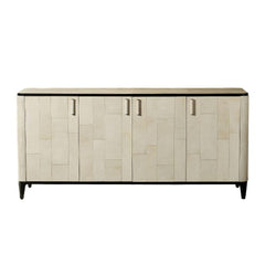 Aventine Parchment Finish Sideboard with Bronze Detailing by William Yeoward - Maison Rêves UK