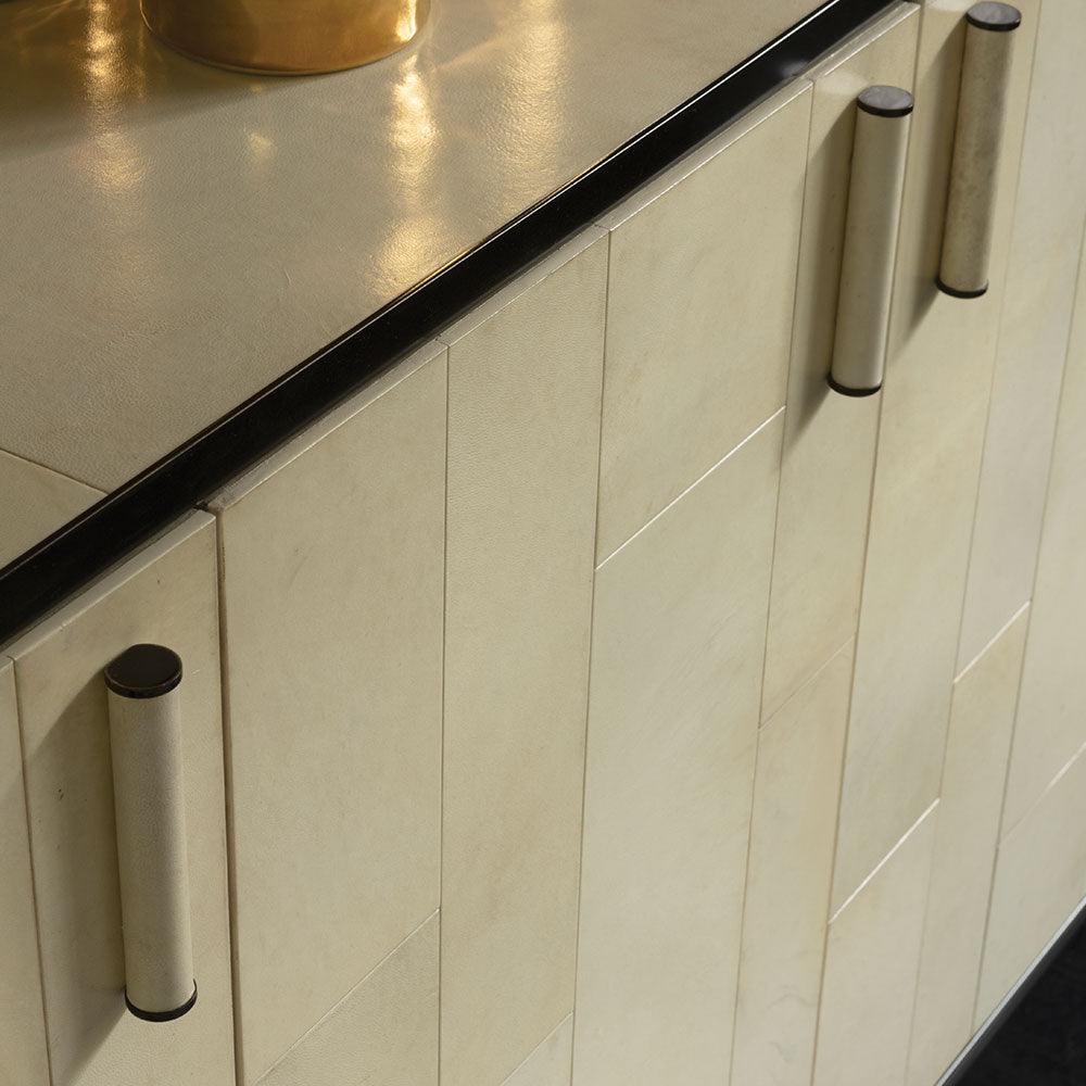 Aventine Parchment Finish Sideboard with Bronze Detailing by William Yeoward - Maison Rêves UK