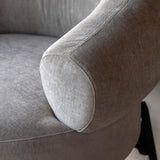 Azure Armchair Cream Fabric - Maison Rêves UK