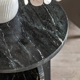 Azure Side Table Black Marble - Maison Rêves UK