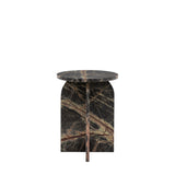 Azure Side Table Ember Marble - Maison Rêves UK