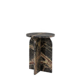 Azure Side Table Ember Marble - Maison Rêves UK