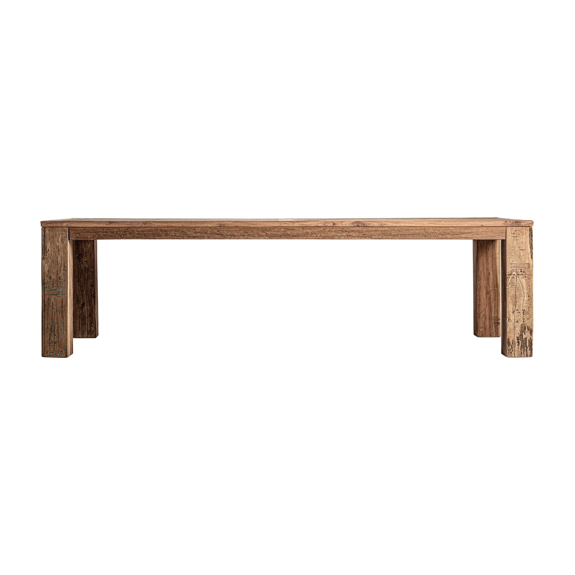 Backlyn Reclaimed Wood Rectangular Dining Table - Large - Maison Rêves UK