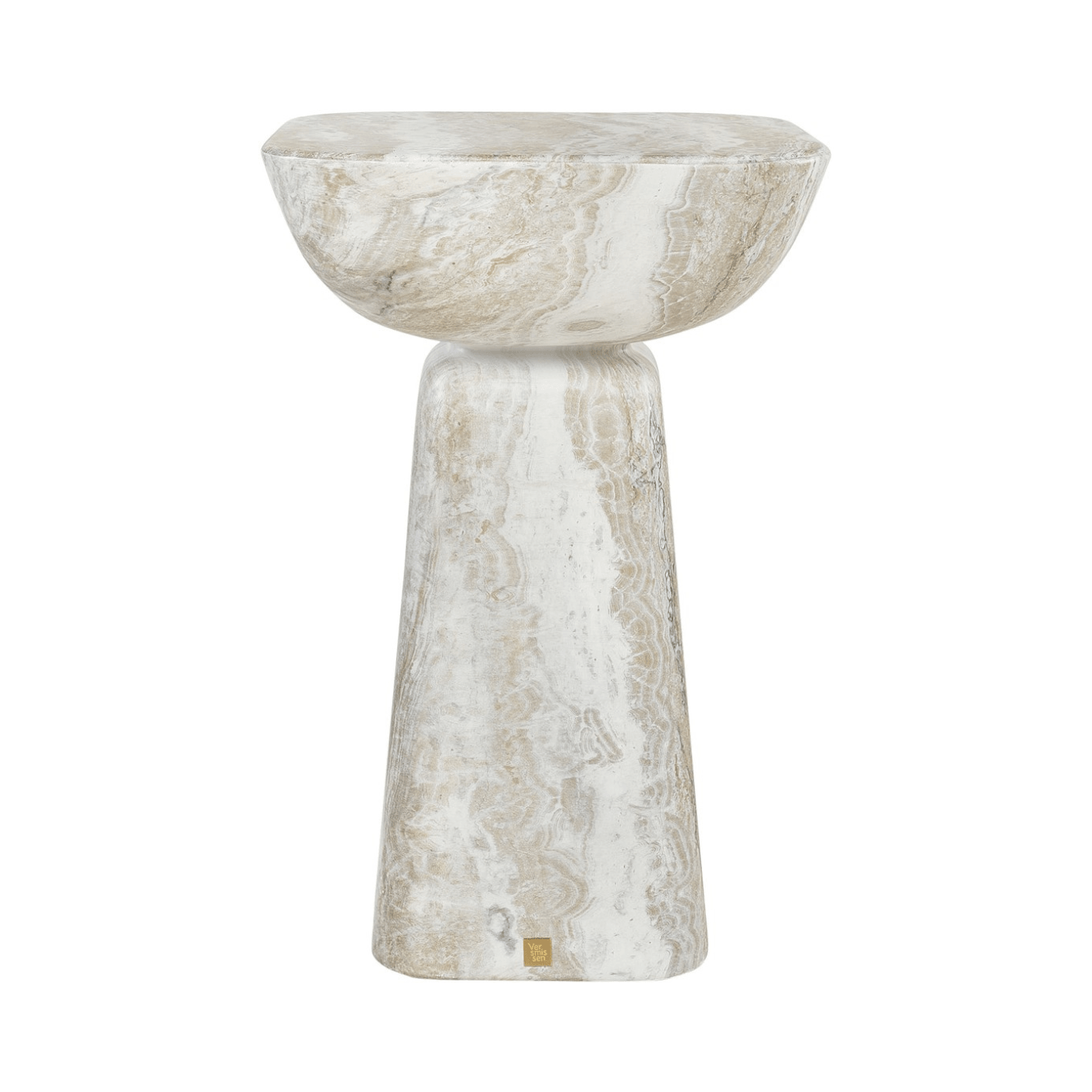 Balance Faux Marble Ocean GRC Occasional Table - Landed Stock - Maison Rêves UK