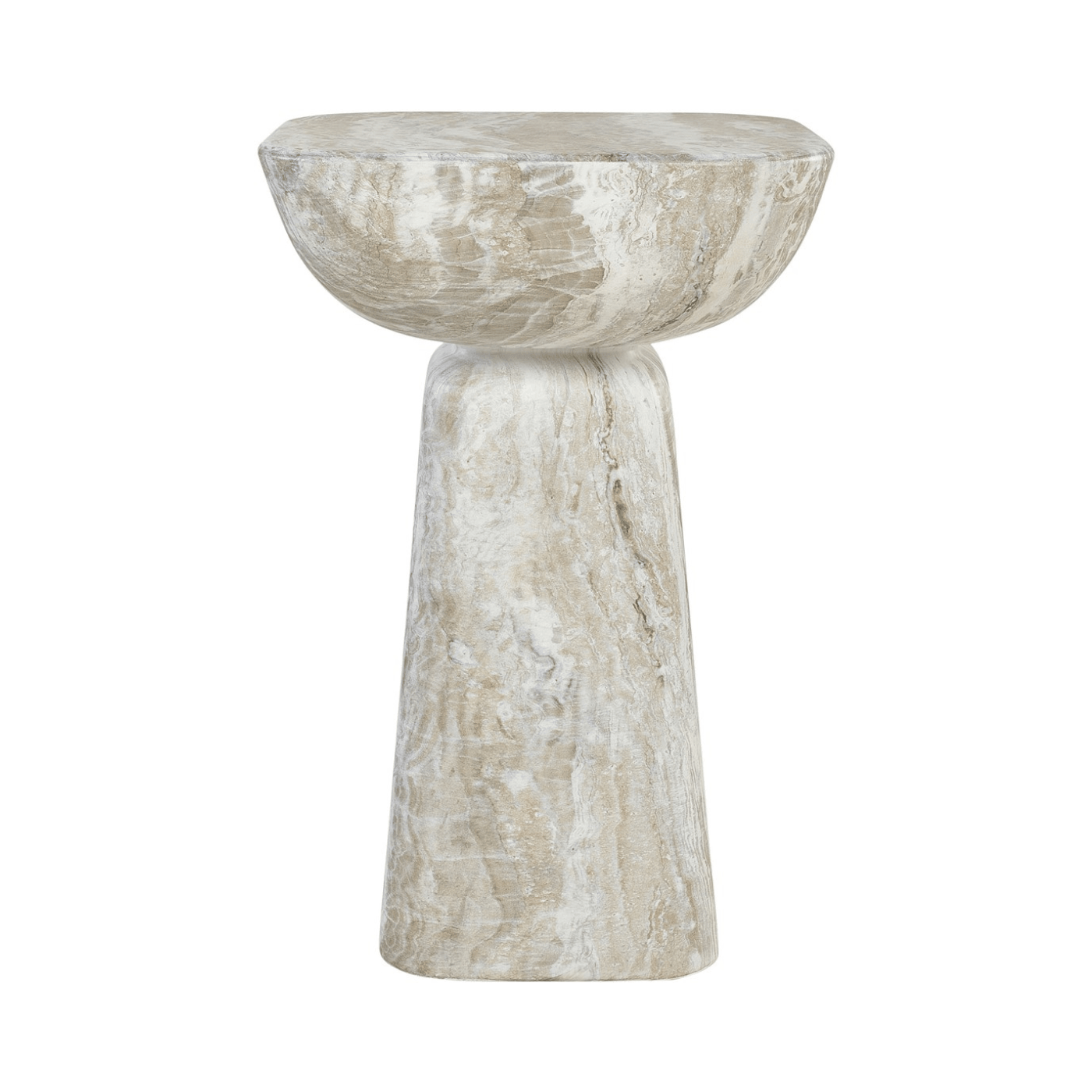 Balance Faux Marble Ocean GRC Occasional Table - Landed Stock - Maison Rêves UK