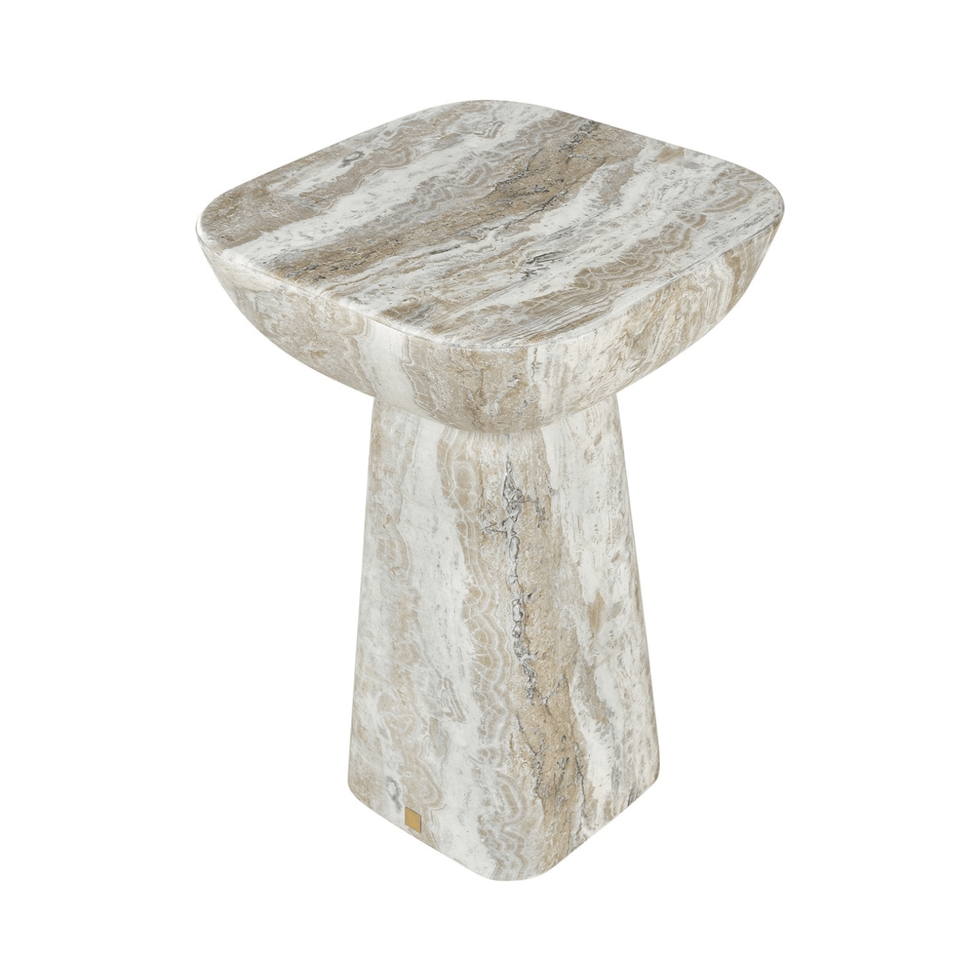 Balance Faux Marble Ocean GRC Occasional Table - Maison Rêves UK