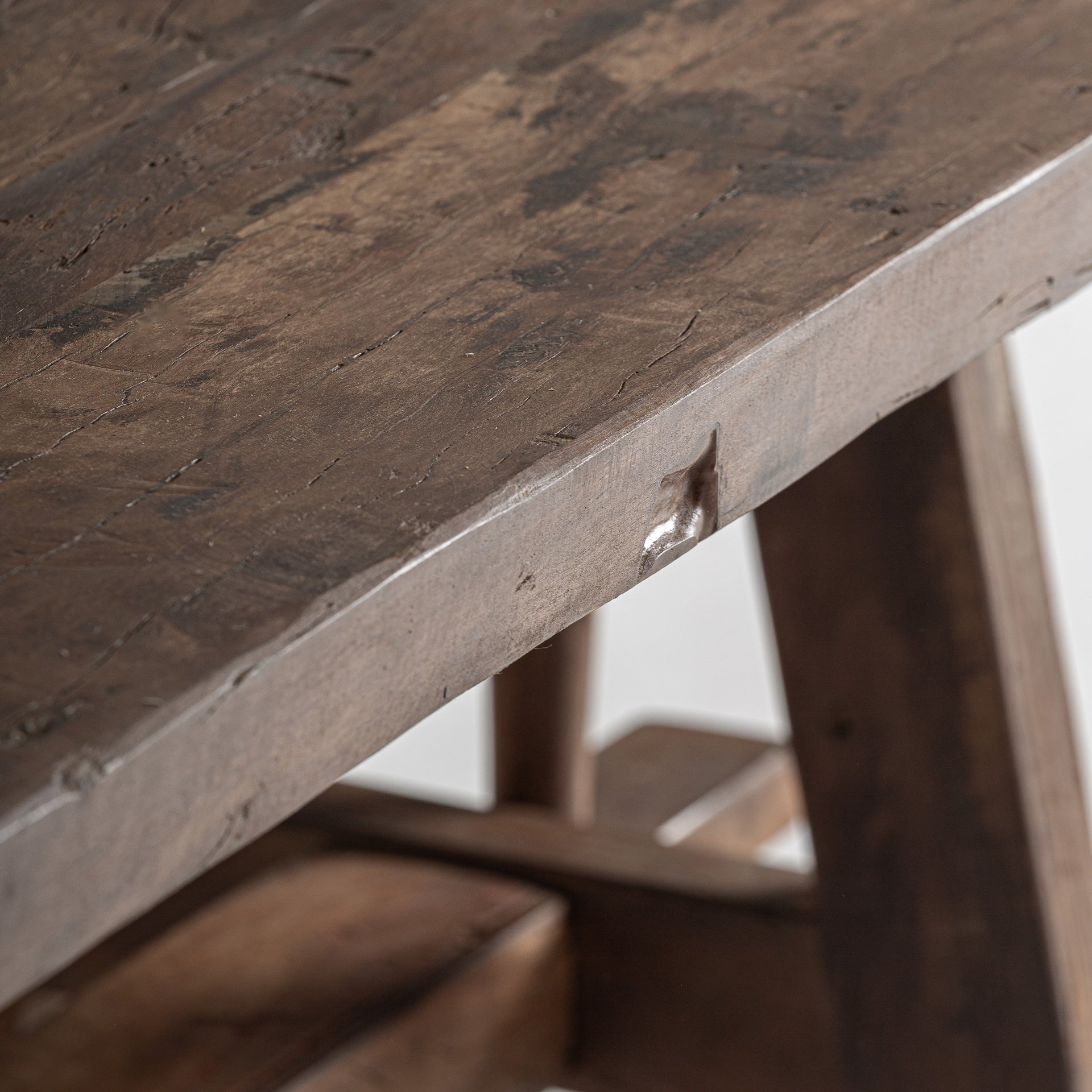 Badai Recycled Mango Wood Bench - Maison Rêves UK