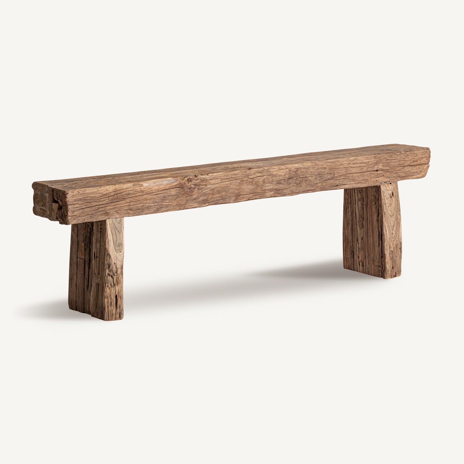 Dodka Railway Wood Bench - Maison Rêves UK