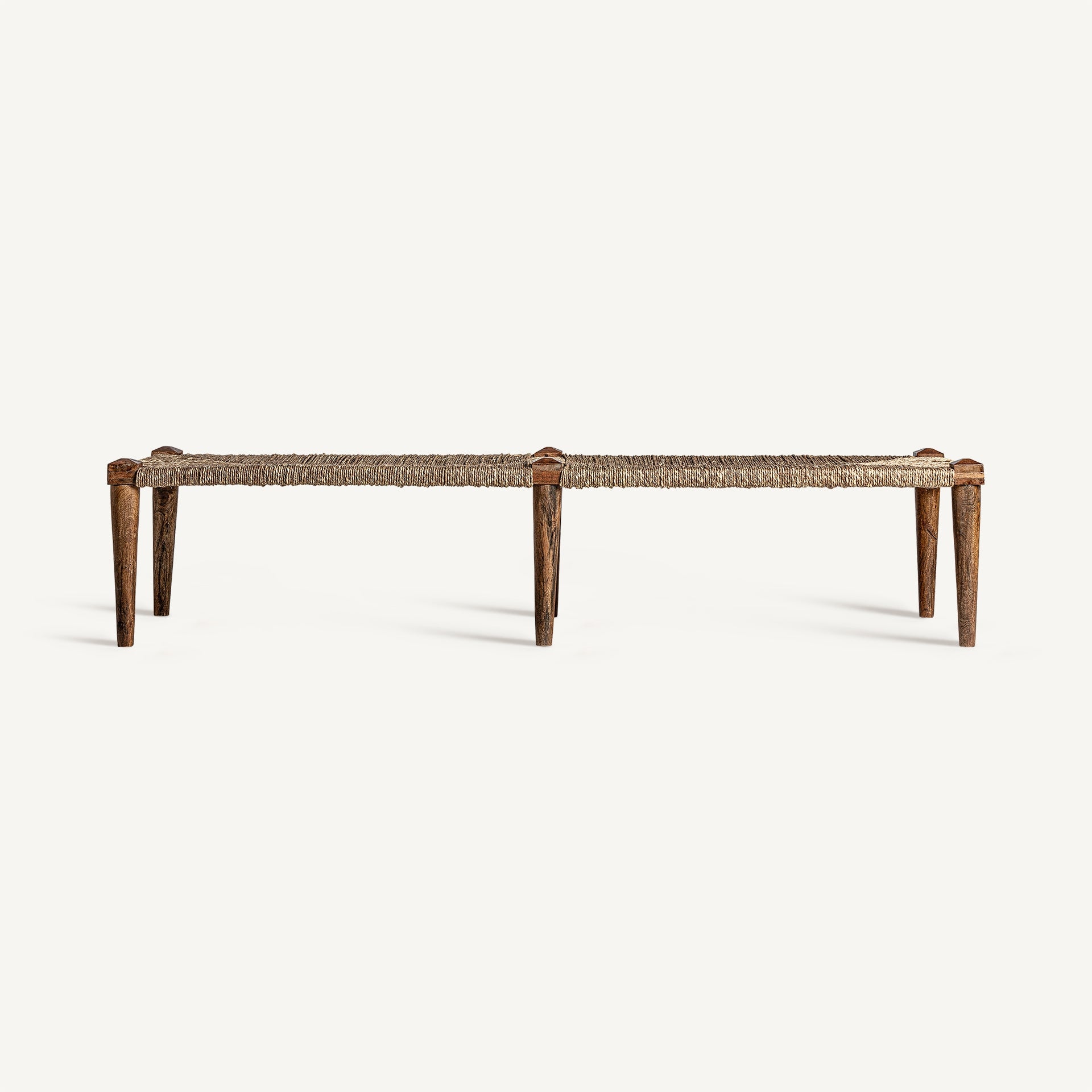 Tassarolo Jute Bench - Maison Rêves UK