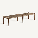 Tassarolo Jute Bench - Maison Rêves UK