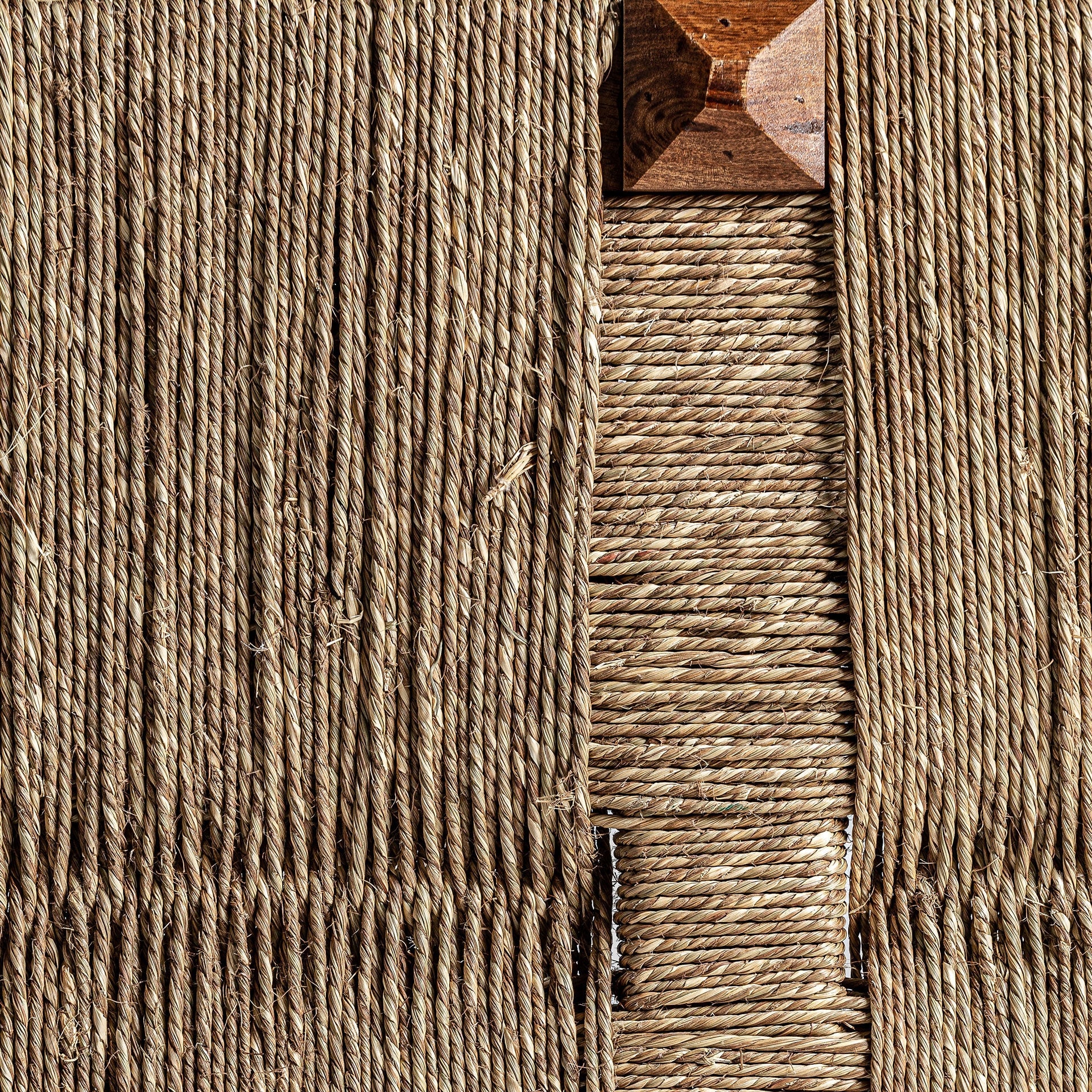Tassarolo Jute Bench - Maison Rêves UK