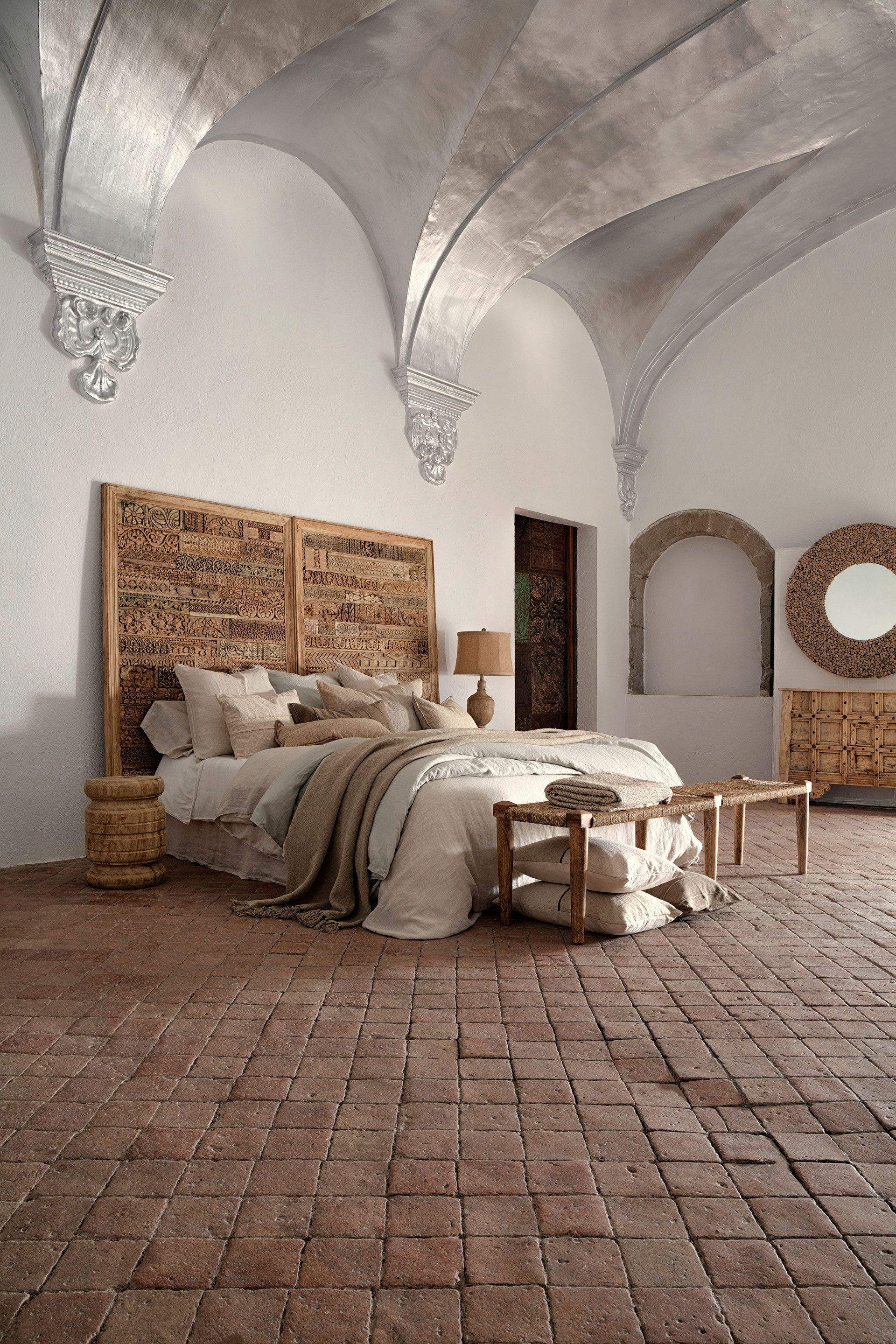 Tassarolo Jute Bench - Maison Rêves UK