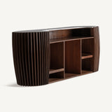 Hirson Acacia Wood Bar Counter - Maison Rêves UK