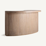 Marboz Oak Wood Bar Counter - Maison Rêves UK