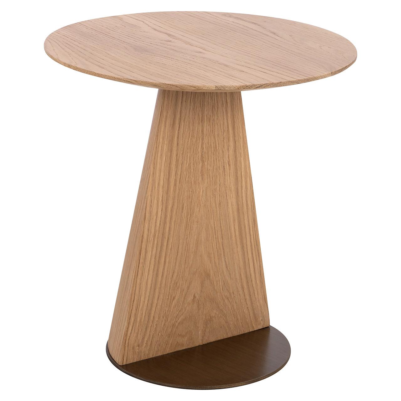 Belfort Natural Oak Wood Side Table by Richmond Interiors - Maison Rêves UK