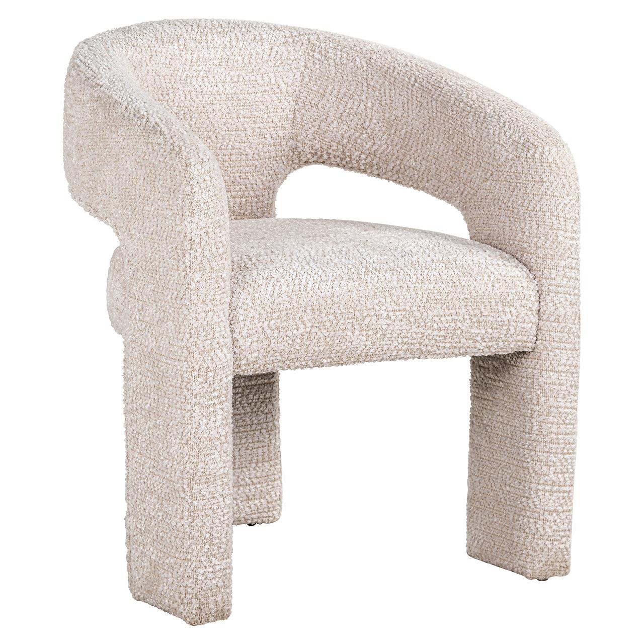 Belle Cream Fabric Dining Chair by Richmond Interiors - Maison Rêves UK