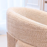 Belle Cream Fabric Dining Chair by Richmond Interiors - Maison Rêves UK