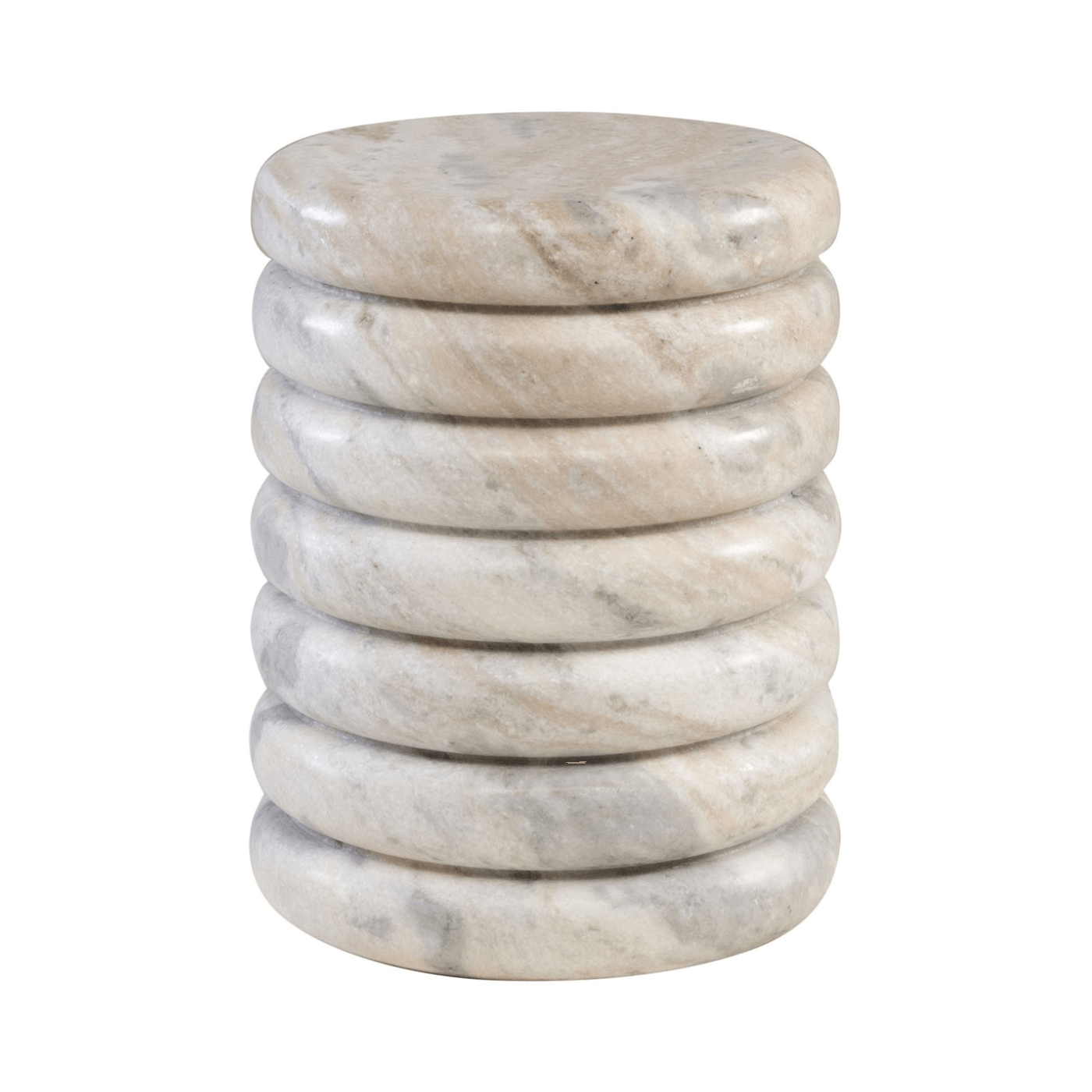 Bibendum Marble Occasional Table/Stool - Maison Rêves UK