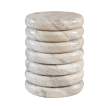 Bibendum Marble Occasional Table/Stool - Maison Rêves UK