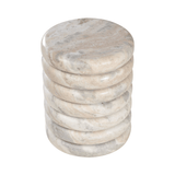 Bibendum Marble Occasional Table/Stool - Maison Rêves UK