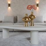 Bloomstone Light Eco Plaster Coffee Table by Richmond Interiors - Maison Rêves UK