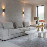 Bloomstone Light Eco Plaster Coffee Table by Richmond Interiors - Maison Rêves UK