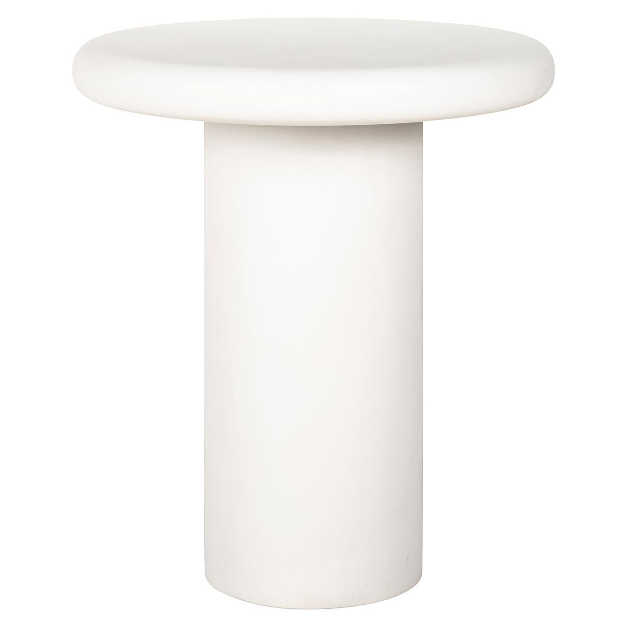 Bloomstone Light Eco Plaster Small Side Table by Richmond Interiors - Maison Rêves UK