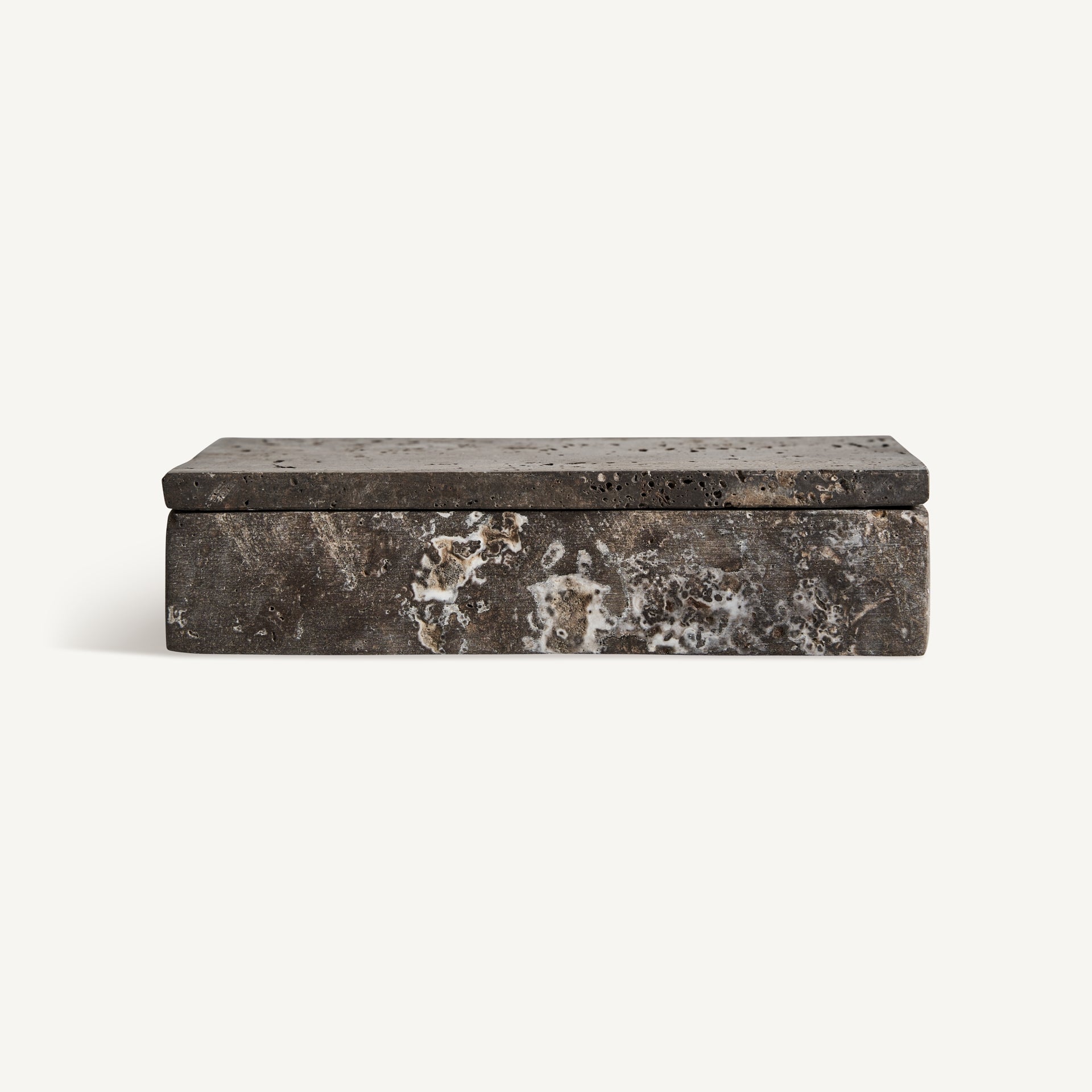 Avrig Travertine Box - Maison Rêves UK